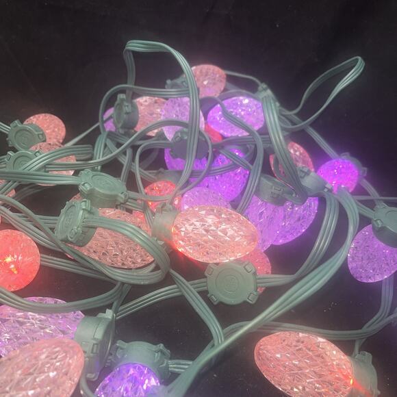 2 Sets GE 36 Color Changing C9 LED White/Multi-Color Lights w/14 Functions - Picture 5 of 14